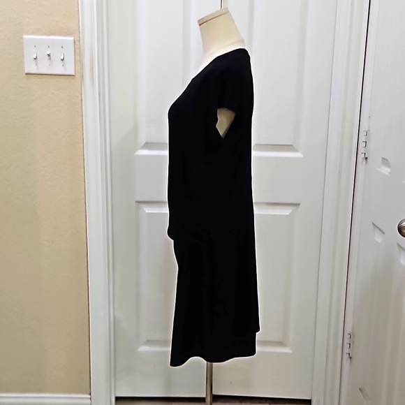 Original Black Side Tie Knot Mini Dress Size Small - Picture 4 of 7